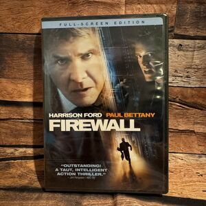 Firewall DVD Harrison Ford Paul Bettany Action Thriller Full Screen